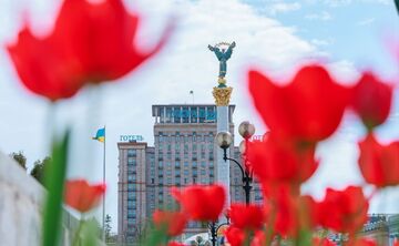 На Майдані Незалежності. Фото: Київзеленбуд