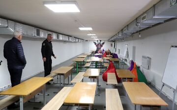 У сховищі можна проводити повноцінні уроки. Фото: пресслужба мера